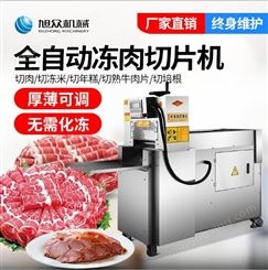  冻肉切片机全自动 牛羊肉切卷机 切肉块刨肉机