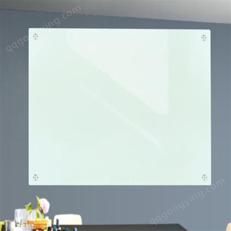 钢化防爆玻璃白板 磁性玻璃写字板 白色玻璃板 磁性白板挂式