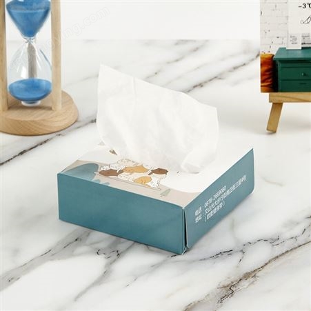 酒店房地产纸巾盒餐厅正方形餐巾纸抽纸盒一次性广告纸巾盒定制