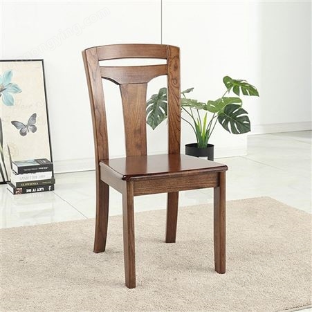 新中式椅子 老榆木高背新中式椅子 现代新中式家具定制 