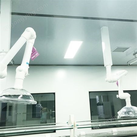 实验室万向罩定制 郑州万向罩价格 PP三节万向抽风罩