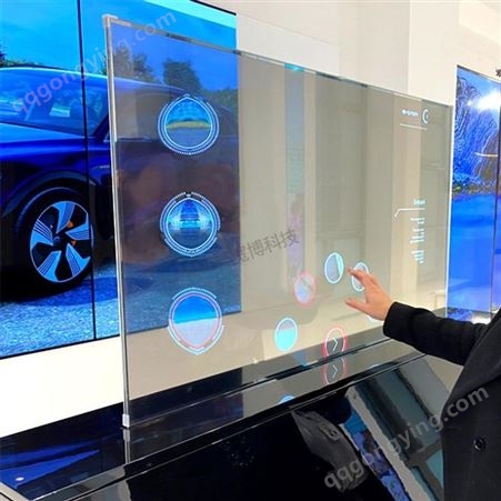  55寸透明OLED显示屏 透明OLED屏 定制外观 拼接安装