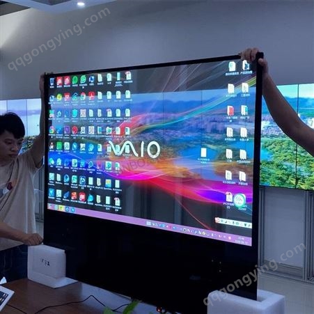 KUANBO宽博 55寸透明液晶拼接屏 透明展示机柜 智能触控设备 厂家设计直销