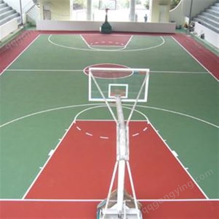 篮球场塑胶跑道 丙烯酸球场图片 康达网球场网 专业生产