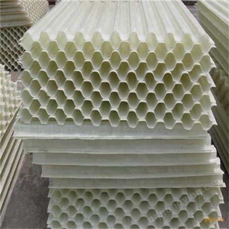 一博环保 玻璃钢斜管填料 厂家玻璃钢填料 PVC冷却塔填料