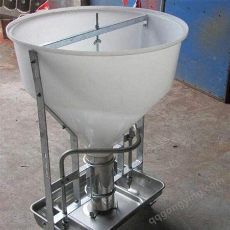 自动采食机小猪补料槽 不锈钢保育猪食槽 自动下料桶喂食器价格