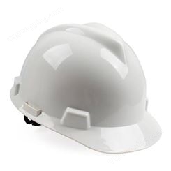 印字梅思安10166953-L V-Gard白色ABS标准型安全帽ABS帽壳超爱戴帽衬PVC吸汗带D