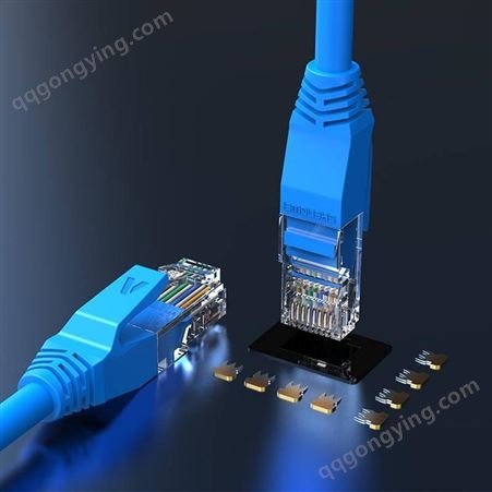 胜为工程家装cat5e类非屏蔽网线 蓝色8芯双绞线超五类网线25米 LC-2250C