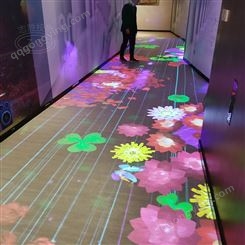 地面互动全息投影 商场互动投影 3D地面沉浸式投影