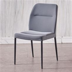 鼎富科技皮+黑砂金属餐椅 酒店用椅子凳子DF-515