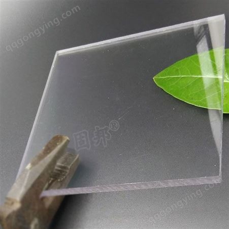 佛山固邦 防爆实心耐力板  安全环保PC板 10mm草绿色透明PC耐力板