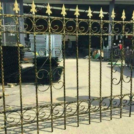 山西格拉瑞斯厂家黑色铸铁护栏小区铁艺护栏围墙围栏