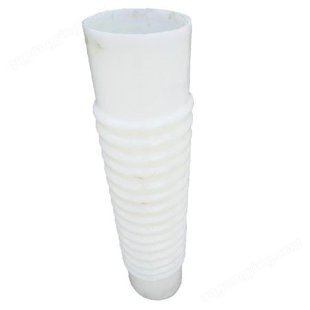耐高温白色大口径透明硅胶波纹管 振动筛专用软连接硅胶管 驼峰硅胶管