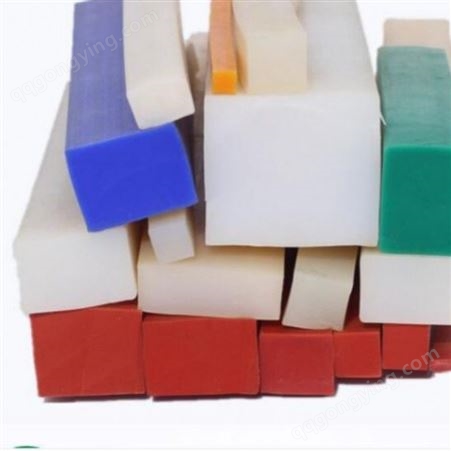 厂家供应硅橡胶条 德莱橡胶 半透明硅胶方块 回字型橡胶条