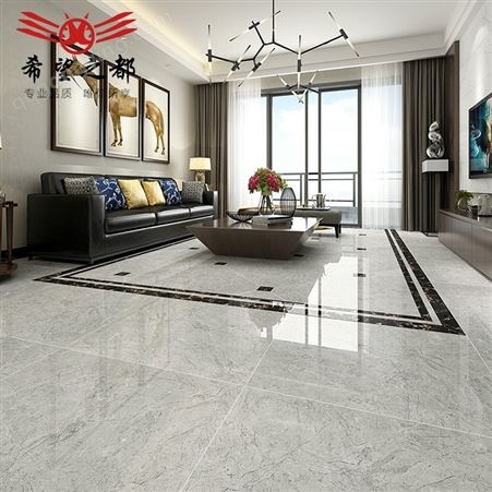 佛山陶瓷地板砖 负离子通体大理石瓷砖 800x800灰色客厅地板瓷砖