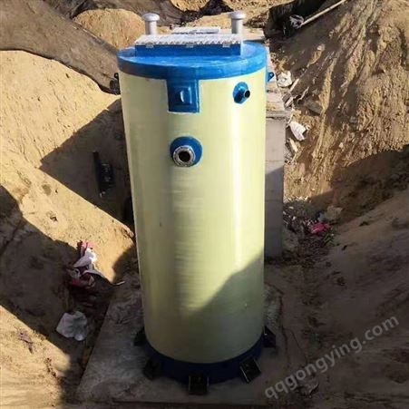一体化排水泵站 玻璃钢泵井可定制 无人值守-河北华启