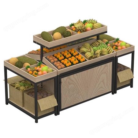 定做水果展示柜 水果货架 果蔬货架生产厂家 杭州坚塔货架