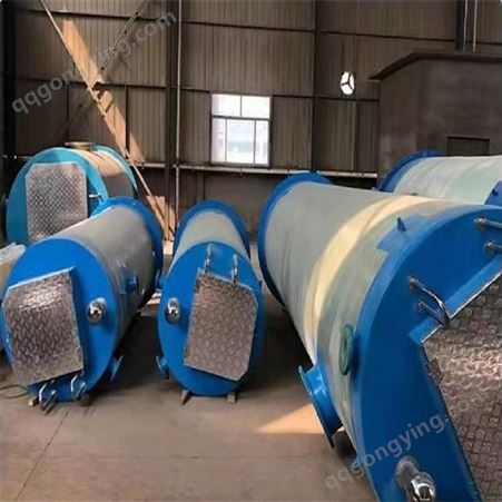 一体化预制泵站 内蒙古工厂定制玻璃钢雨污水智能提升泵站