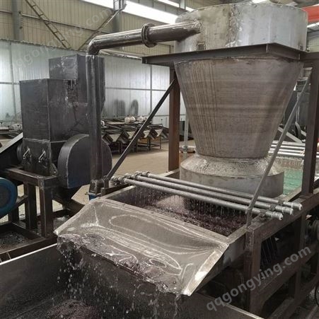 湿式废电线粉铜米设备  600型全自动铜米机  水洗铜米加工视频