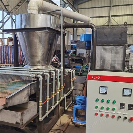 湿式废电线粉铜米设备  600型全自动铜米机  水洗铜米加工视频