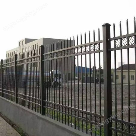 厂区工地铁艺锌钢围墙护栏 别墅庭院围栏学校小区 高强度
