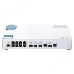 威联通（QNAP）QSW-M408-2C管理型交换机4个万兆网口含两个复合万兆网口及 8个千兆网口