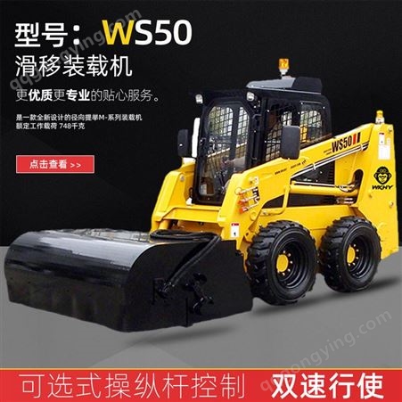 WS50型渣土环卫扫地车 山猫清扫机 福威定制