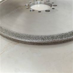 郑州打磨铸铁用电镀金刚石磨轮 粗粒度电镀金刚石砂轮 打磨去毛刺砂轮