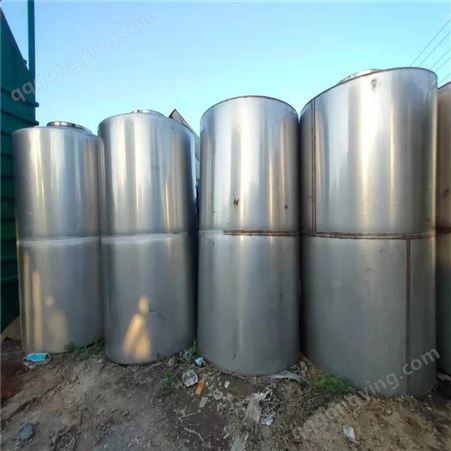 山东凯歌出售多台全新不锈钢储存罐设备