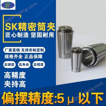 SK夹头SK高精度夹头/锁咀 SK10-2-10AA 精度0.005