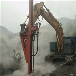 湖北武汉挖掘机带打孔机 挖改钻机 代替凿岩锤施工欧力特