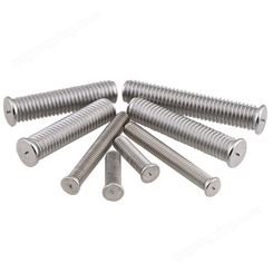 全螺纹焊接螺柱304不锈钢焊点螺丝螺柱焊螺钉B型无头种焊螺柱供应