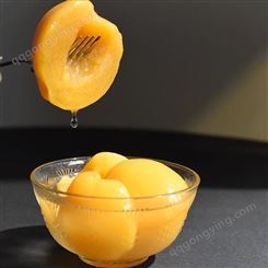 巨鑫源厂家生产 黄桃罐头 即食桃罐头食品 山东工厂出售批发