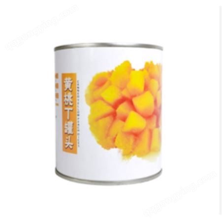 黄桃丁罐头供应商 黄桃丁罐头 双福好品质
