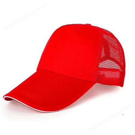 新款斜纹网帽夏季户外女士防晒棒球帽透气帽子瀚正供应