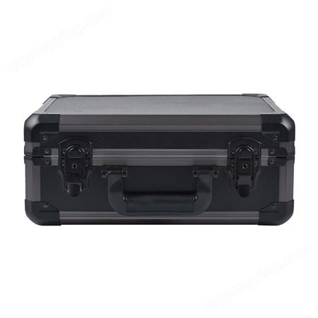 黑色密度板工具箱 铝合金ABS材质收纳箱支持加工定做
