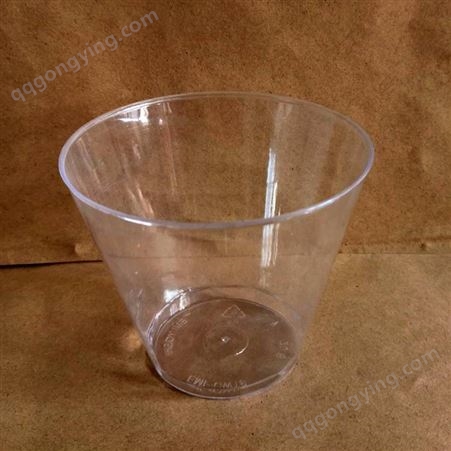 一次性水晶航空杯硬塑加厚100只家用一次性杯子茶水杯喝塑料杯