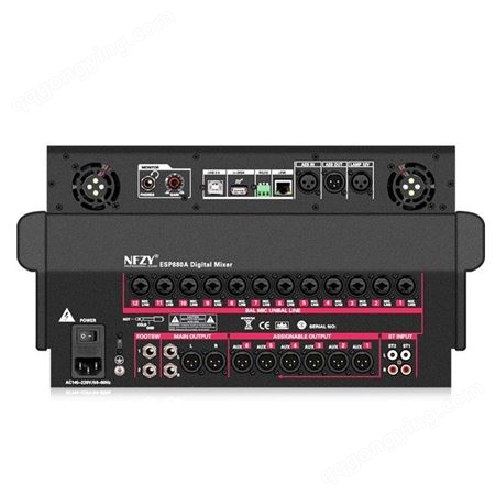 NFZY ESP880A 中文数字调音台16路专业演出混音控台 无线APP控制