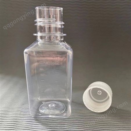 全规格方型PET血清瓶培养基瓶250ML无菌无热源无细胞毒性高阻隔