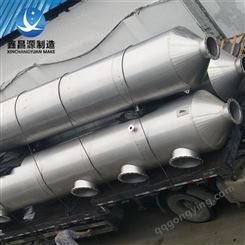 2507不锈钢脱硫塔 废气净化喷淋洗涤塔制造厂 鑫昌源