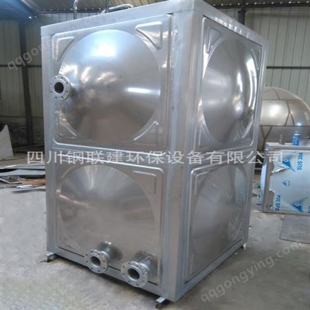 不锈钢消防水箱2吨组合式方型拼装不锈钢生活冷水箱