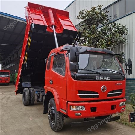 国六东风福瑞卡5米2平板自卸轻型货车  卡车之家5.2米自卸翻斗车