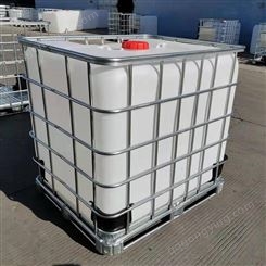 德州消毒液吨桶厂家 庆诺1000L化工吨桶价格 全新HDPE吨桶批发零售