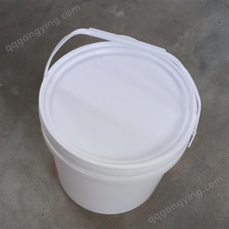 2升压盖塑料桶 带铁手提塑料桶 庆诺2公斤塑料圆桶