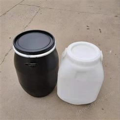 庆诺塑料化工桶 60公斤化工桶尺寸 耐腐蚀60L铁箍桶价格