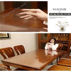 无毒无味PVC软胶板透明餐桌垫板  透明水晶板    广州欢迎