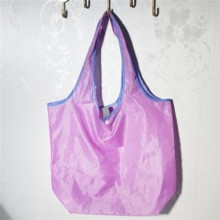 背心涤纶袋 折叠购物袋子 便携式收纳牛津布袋
