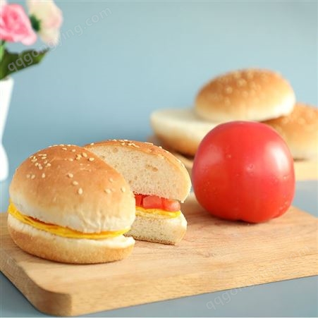 安特鲁七哥汉堡面包胚半成品家用即食汉堡胚大号装商用早餐代餐