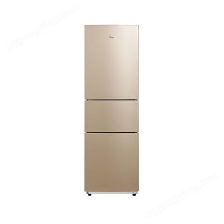 美的Midea 三门风冷215升冰箱 节能双系统 BCD-215WTM(E)阳光米 冰箱