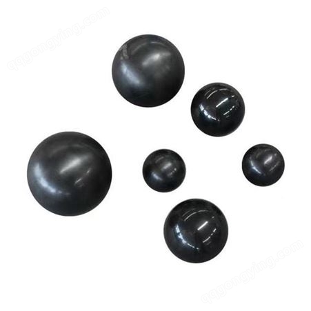 德鑫振动筛弹力橡胶球 黑色实心橡胶球漂浮求硅橡胶球